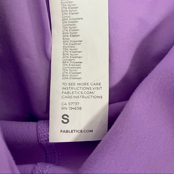 Fabletics Dynamic High-Waisted Lattice 7/8 Legging - Picture 8 of 12